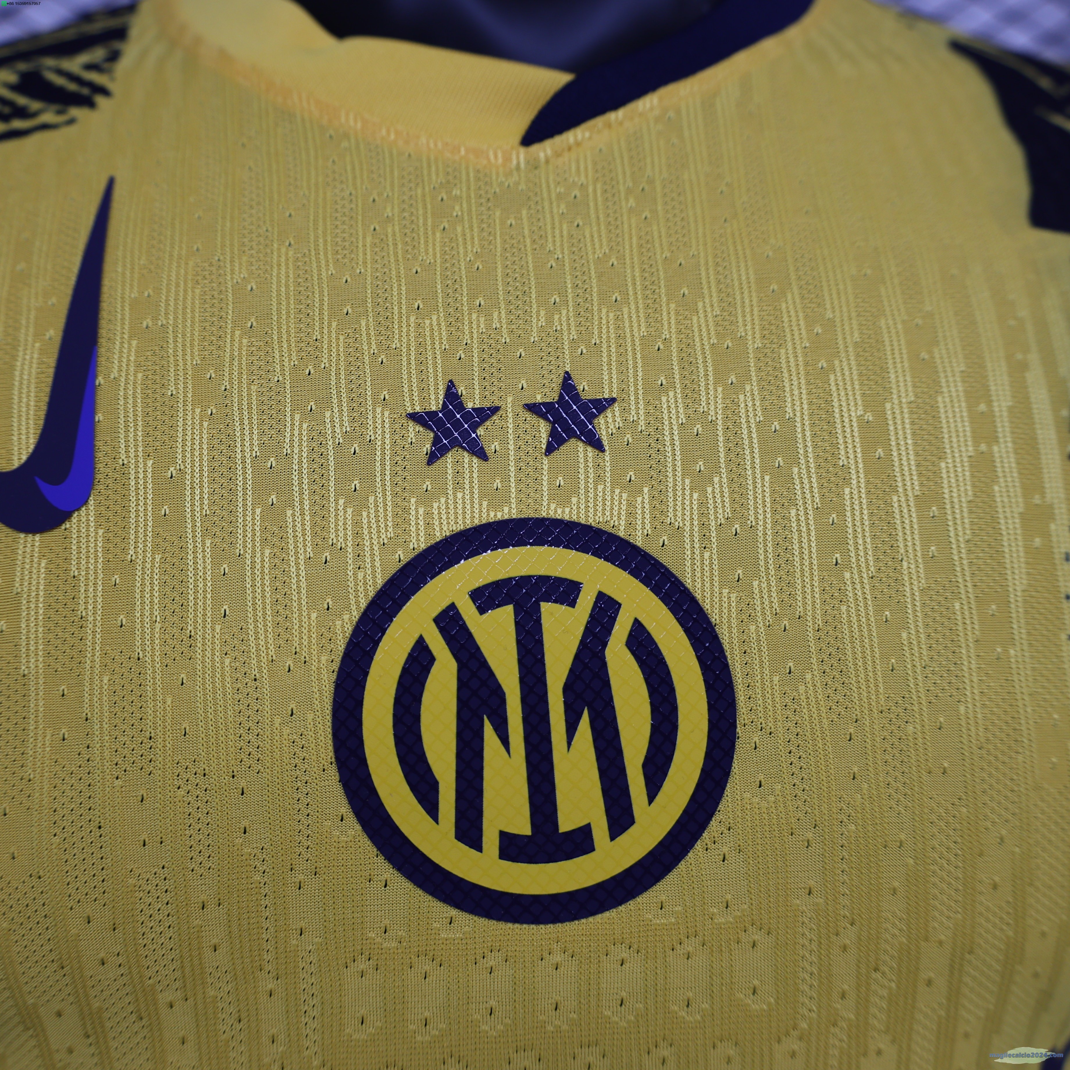 Terza Giocatori Maglia Inter Milán 2024 2025 Giallo Poco Prezzo