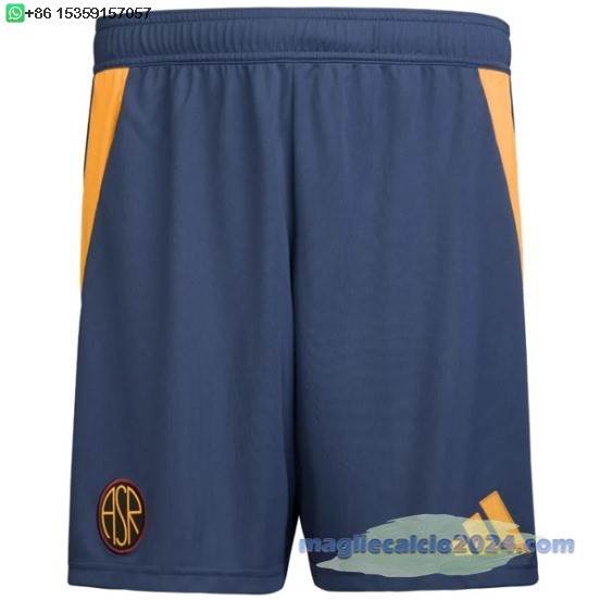 Terza Pantaloni As Roma 2024 2025 Blu Poco Prezzo