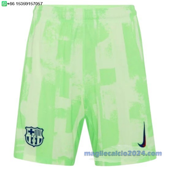 Terza Pantaloni Barcelona 2024 2025 Verde Poco Prezzo