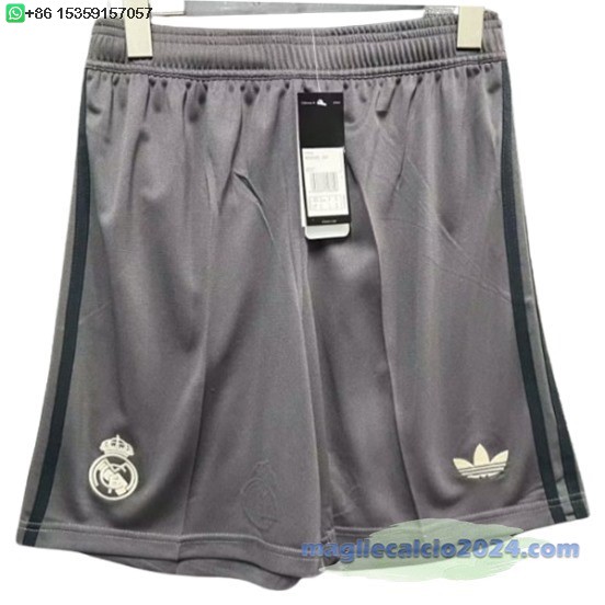 Terza Pantaloni Real Madrid 2024 2025 Nero Poco Prezzo