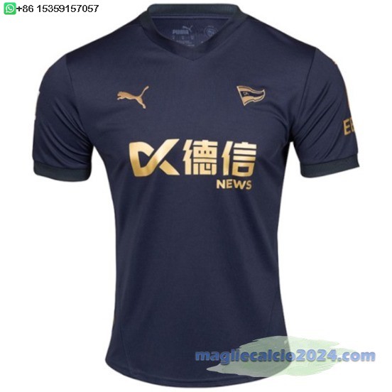 Terza Thailandia Maglia Alavés 2024 2025 Blu Navy Poco Prezzo