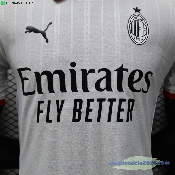 Thailandia Away Giocatori Maglia AC Milan 2024 2025 Poco Prezzo