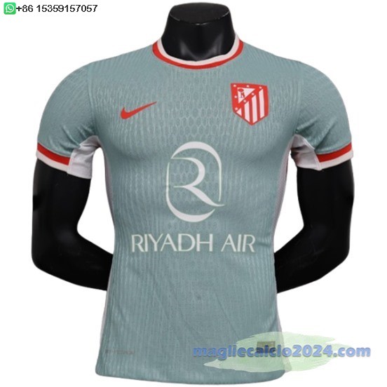 Thailandia Away Giocatori Maglia Atletico Madrid 2024 2025 Verde Poco Prezzo