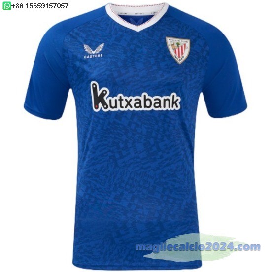 Thailandia Away Maglia Athletic Bilbao 2024 2025 Blu Poco Prezzo