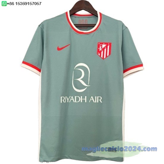 Thailandia Away Maglia Atletico Madrid 2024 2025 Verde Poco Prezzo