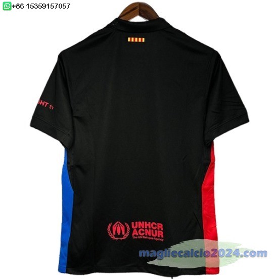 Thailandia Away Maglia Barcelona 2024 2025 Nero I Rosso Poco Prezzo