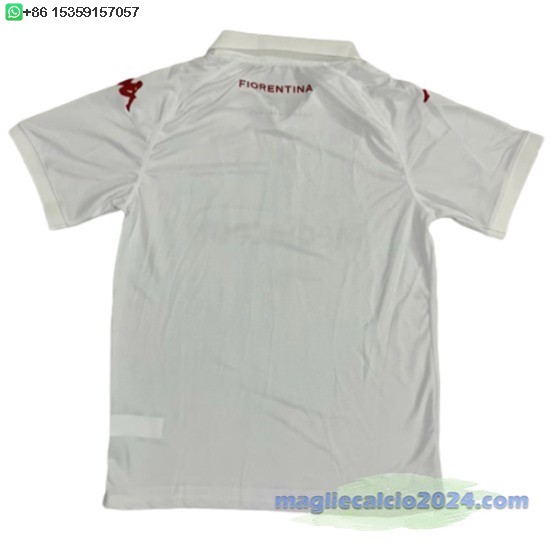 Thailandia Away Maglia Fiorentina 2024 2025 Bianco Poco Prezzo