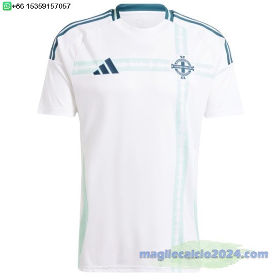 Thailandia Away Maglia Irlanda del Nord 2024 Bianco Poco Prezzo