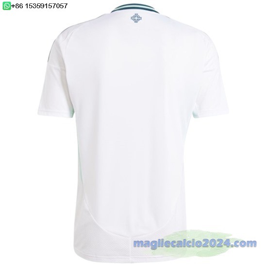 Thailandia Away Maglia Irlanda del Nord 2024 Bianco Poco Prezzo
