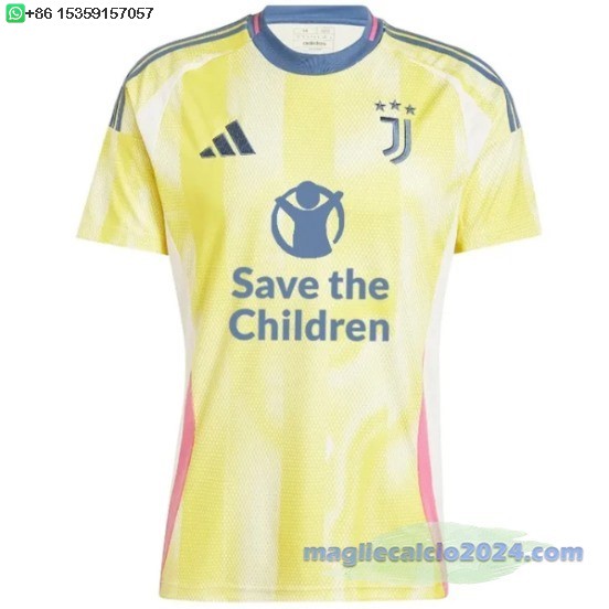 Thailandia Away Maglia Juventus 2024 2025 I Giallo Poco Prezzo