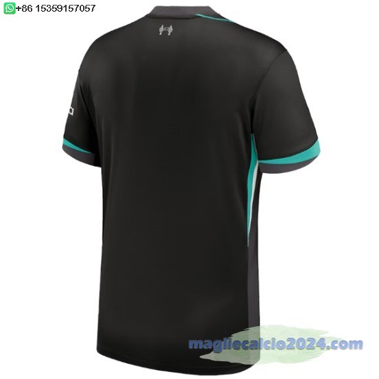 Thailandia Away Maglia Liverpool 2024 2025 Nero Poco Prezzo