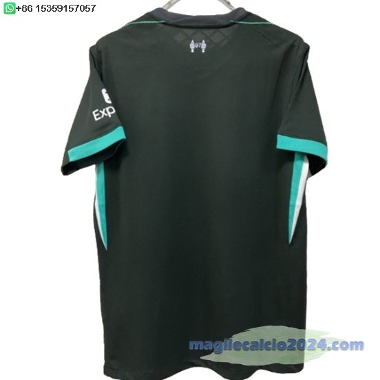 Thailandia Away Maglia Liverpool 2024 2025 Nero Poco Prezzo