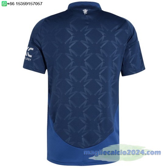 Thailandia Away Maglia Manchester United 2024 2025 Blu Poco Prezzo
