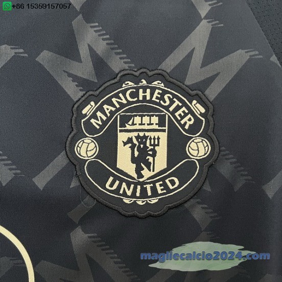 Thailandia Away Maglia Manchester United 2024 2025 Blu Poco Prezzo