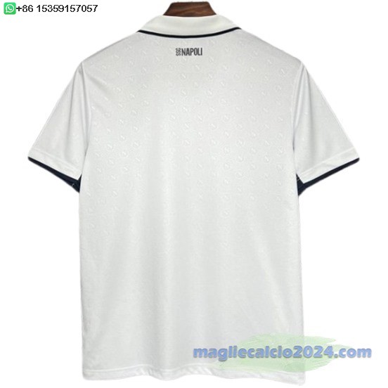 Thailandia Away Maglia Napoli 2024 2025 Bianco Poco Prezzo