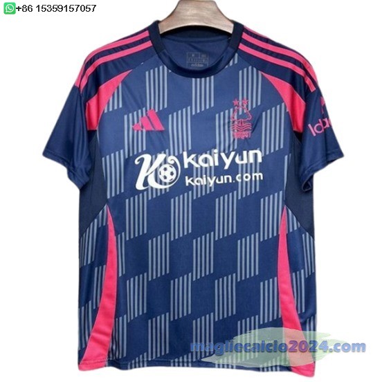Thailandia Away Maglia Nottingham Forest 2024 2025 Blu Poco Prezzo