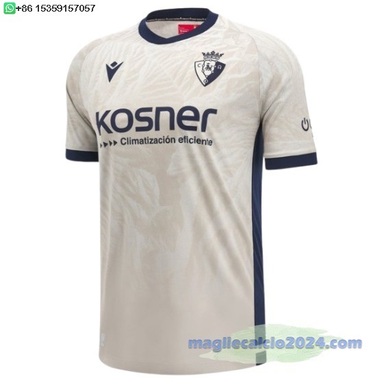 Thailandia Away Maglia Osasuna 2024 2025 Bianco Poco Prezzo