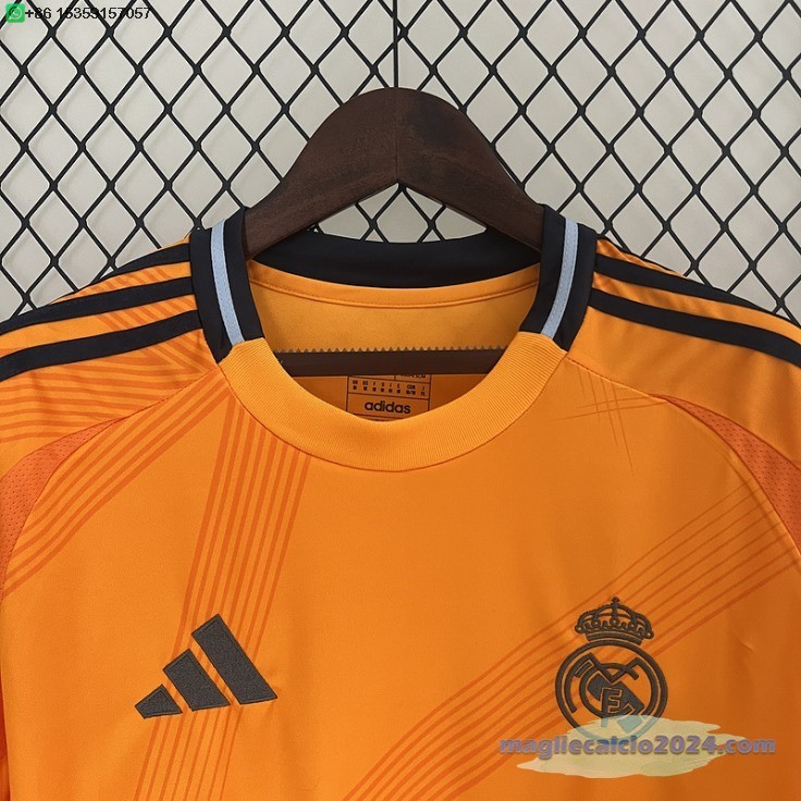 Thailandia Away Maglia Real Madrid 2024 2025 Arancione Poco Prezzo