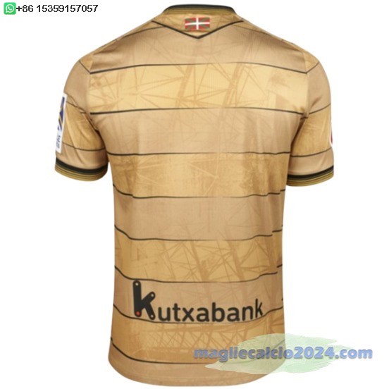 Thailandia Away Maglia Real Sociedad 2024 2025 Giallo Poco Prezzo