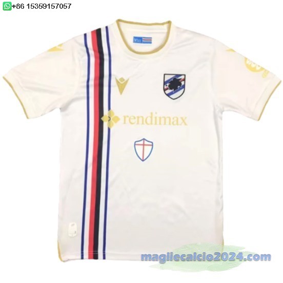 Thailandia Away Maglia Sampdoria 2024 2025 Bianco Poco Prezzo