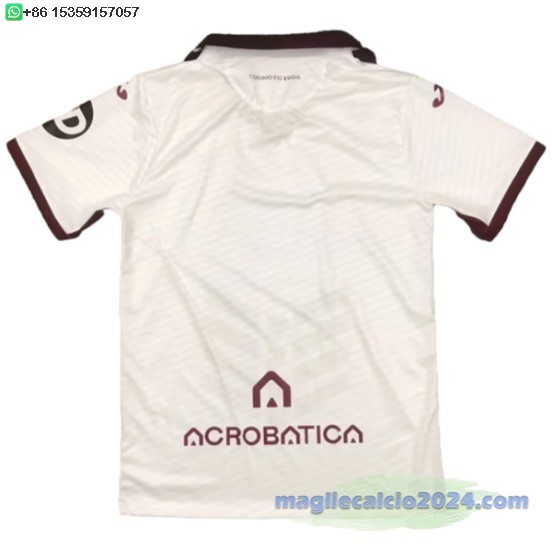 Thailandia Away Maglia Torino 2024 2025 Bianco Rosso Poco Prezzo