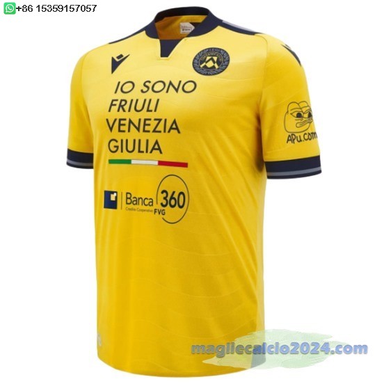 Thailandia Away Maglia Udinese 2024 2025 Giallo Poco Prezzo