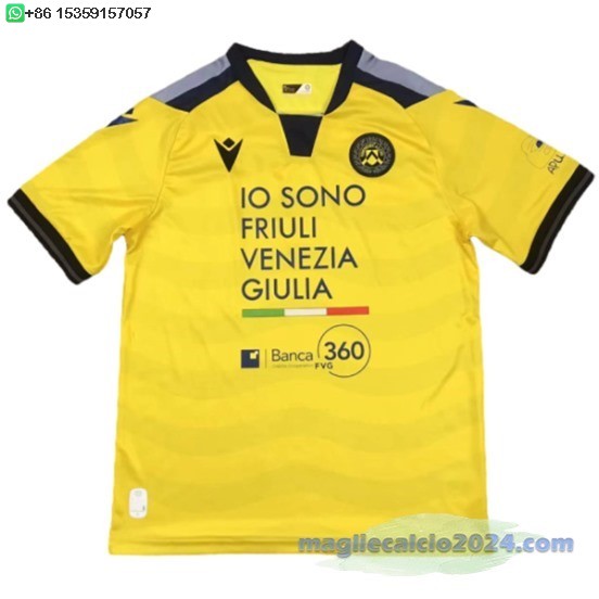 Thailandia Away Maglia Udinese 2024 2025 Giallo Poco Prezzo