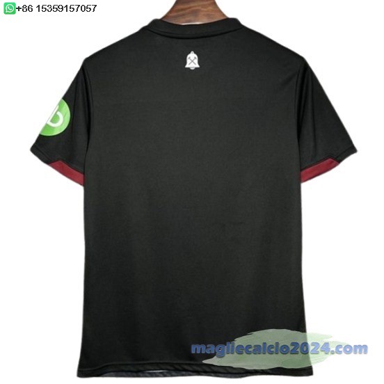 Thailandia Away Maglia West Ham United 2024 2025 Nero Poco Prezzo