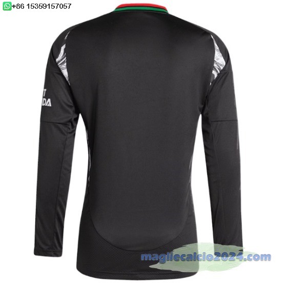 Thailandia Away Manica lunga Arsenal 2024 2025 Nero Poco Prezzo