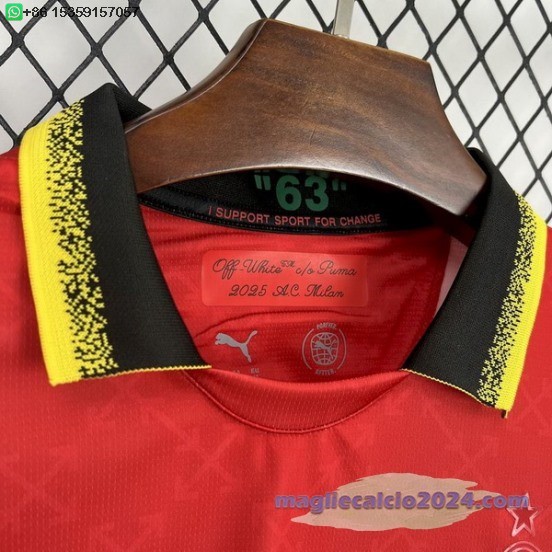 Thailandia Fourth Maglia AC Milan 2024 2025 Rosso Verde Poco Prezzo