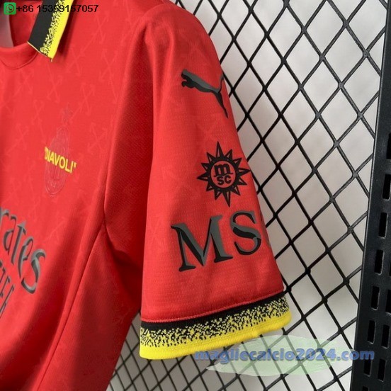 Thailandia Fourth Maglia AC Milan 2024 2025 Rosso Verde Poco Prezzo