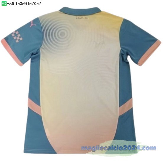 Thailandia Fourth Maglia Manchester City 2024 2025 Giallo Poco Prezzo