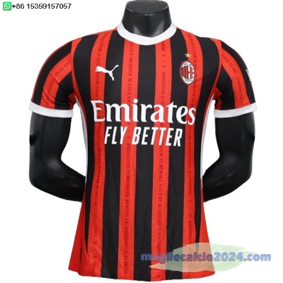 Thailandia Home Giocatori Maglia AC Milan 2024 2025 Poco Prezzo