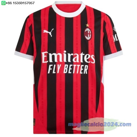 Thailandia Home Maglia AC Milan 2024 2025 Poco Prezzo