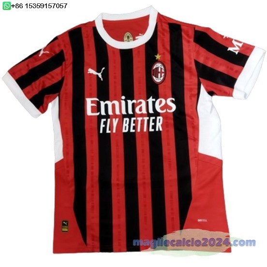 Thailandia Home Maglia AC Milan 2024 2025 Poco Prezzo