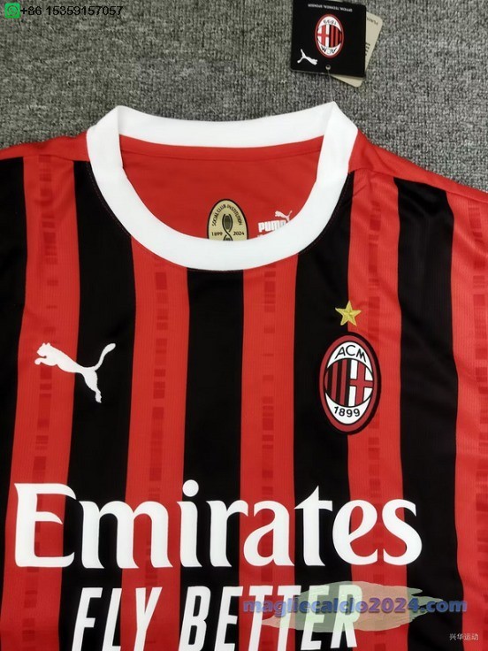 Thailandia Home Maglia AC Milan 2024 2025 Poco Prezzo