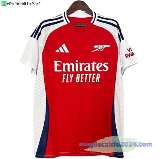 Thailandia Home Maglia Arsenal 2024 2025 Rosso Poco Prezzo
