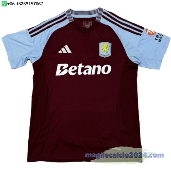 Thailandia Home Maglia Aston Villa 2024 2025 Poco Prezzo
