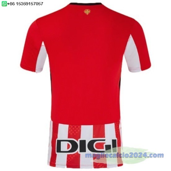 Thailandia Home Maglia Athletic Bilbao 2024 2025 Rosso Bianco Poco Prezzo