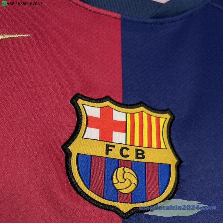 Thailandia Home Maglia Barcelona 2024 2025 Blu I Rosso Poco Prezzo