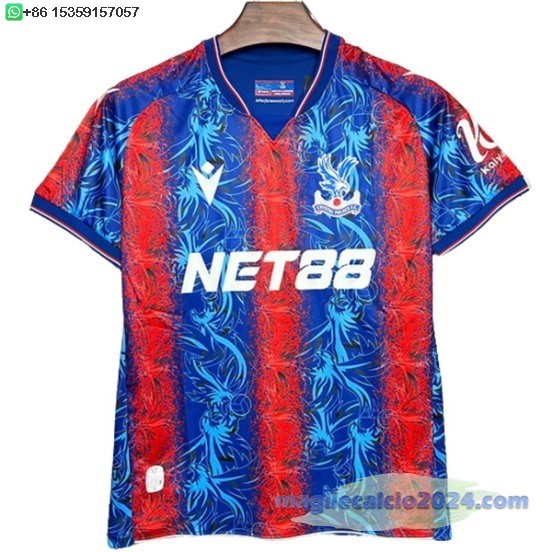 Thailandia Home Maglia Crystal Palace 2024 2025 Blu Rosso Poco Prezzo