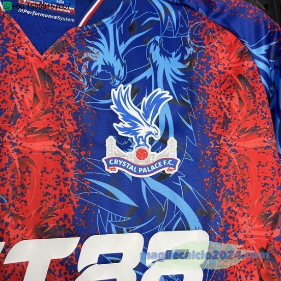 Thailandia Home Maglia Crystal Palace 2024 2025 Blu Rosso Poco Prezzo