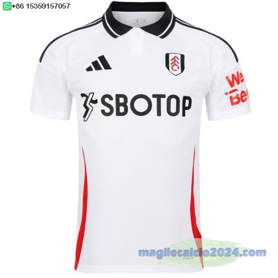 Thailandia Home Maglia Fulham 2024 2025 Bianco Poco Prezzo