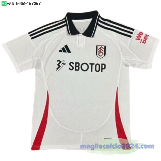 Thailandia Home Maglia Fulham 2024 2025 Bianco Poco Prezzo