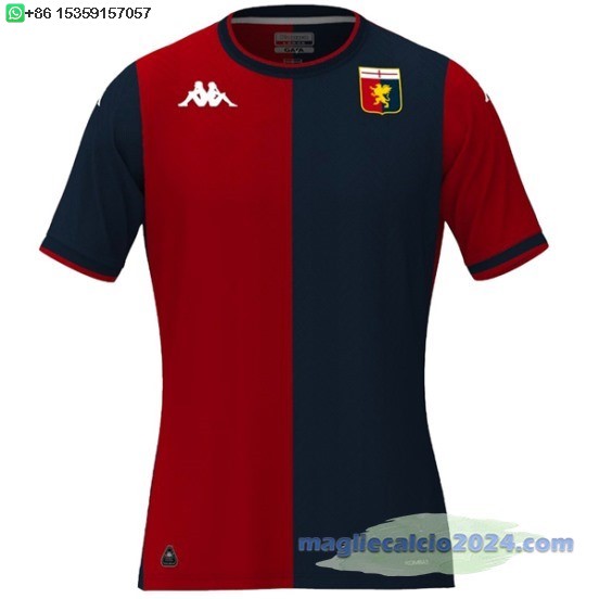 Thailandia Home Maglia Genoa 2024 2025 Rosso Blu Poco Prezzo