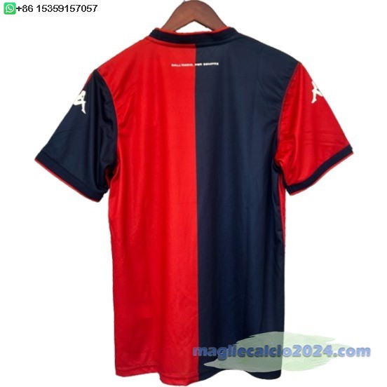 Thailandia Home Maglia Genoa 2024 2025 Rosso Blu Poco Prezzo