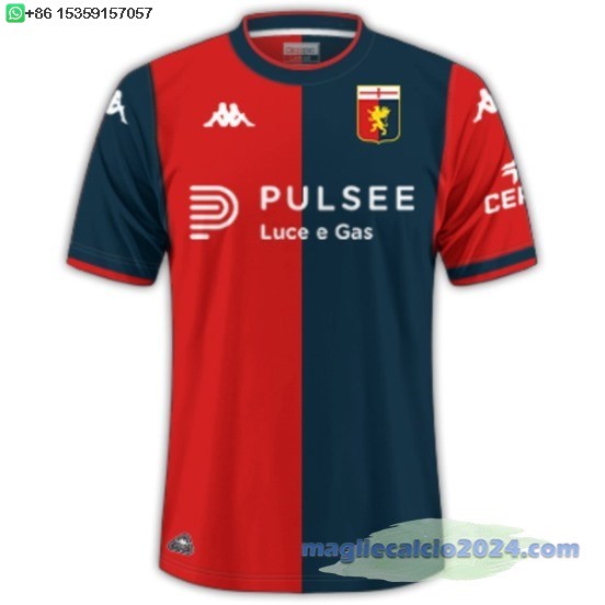 Thailandia Home Maglia Genoa 2024 2025 Rosso Poco Prezzo