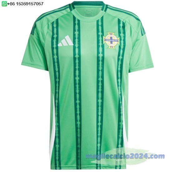 Thailandia Home Maglia Irlanda del Nord 2024 Verde Poco Prezzo