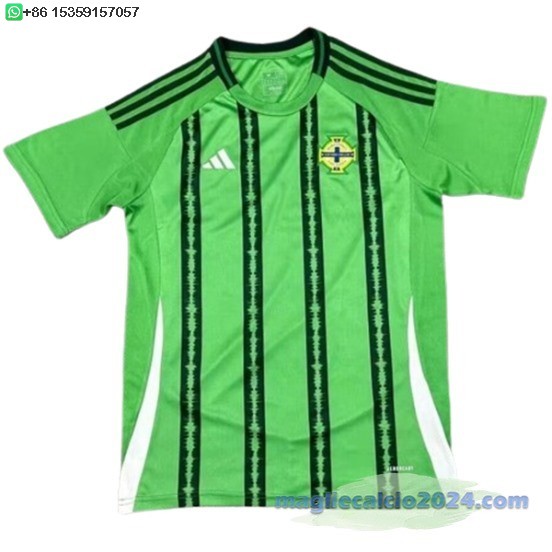 Thailandia Home Maglia Irlanda del Nord 2024 Verde Poco Prezzo