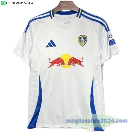 Thailandia Home Maglia Leeds United 2024 2025 Bianco Poco Prezzo